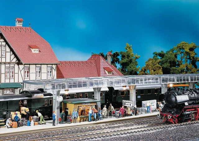 faller-120188-bahnsteig-mit-kiosk-geb-ude-bausatz-spur-h0 image 1