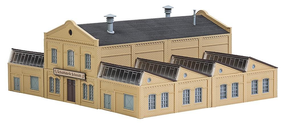 faller-fa-222220-schuhfabrik-schmidt-backstein-fabrik-bausatz image 1