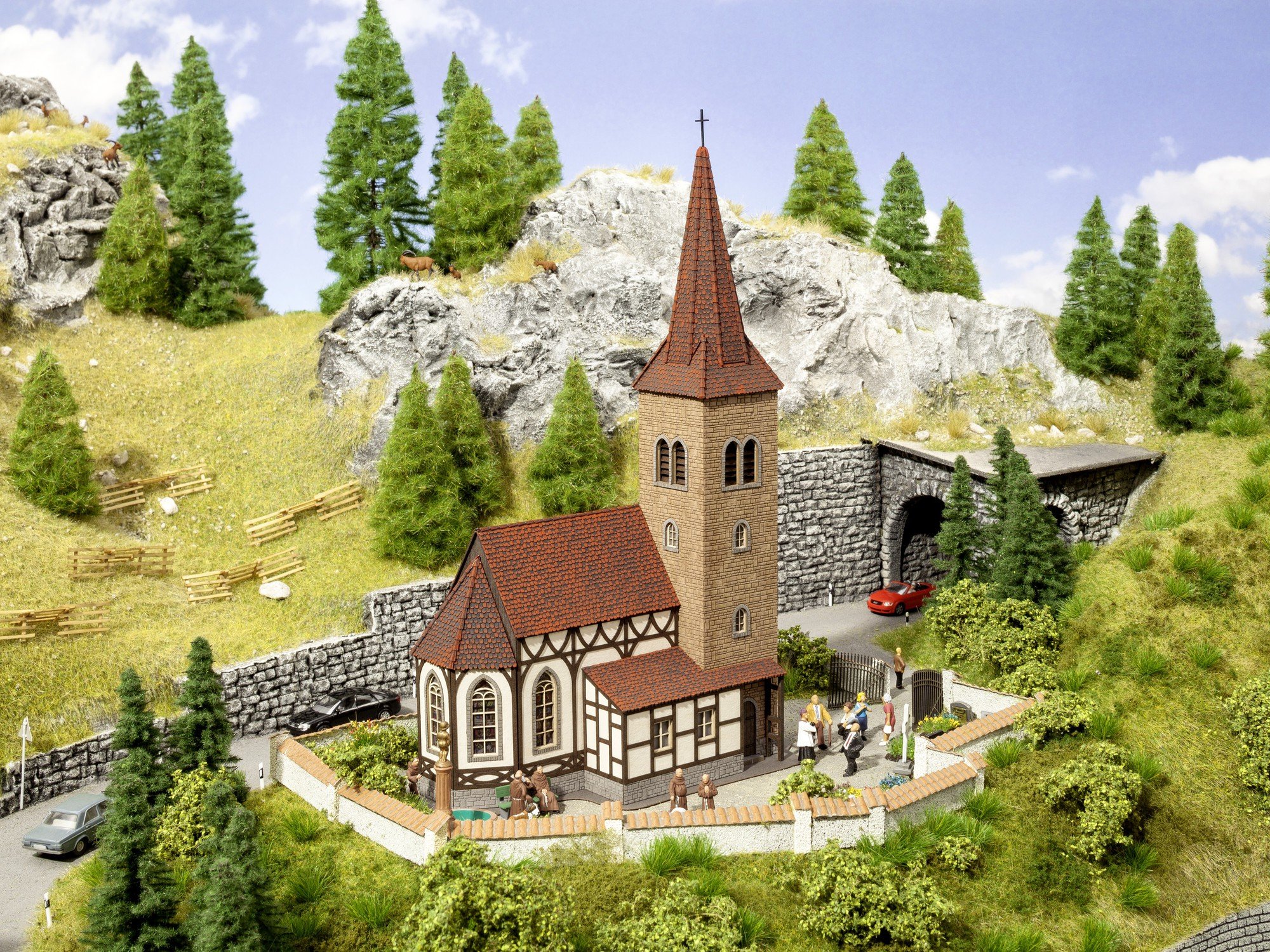 noch-63906-kirche-st-georg-mit-micro-sound-h0 image 1