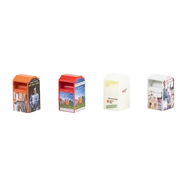 faller-180341-4-altkleidercontainer-bausatz-h0 image 1