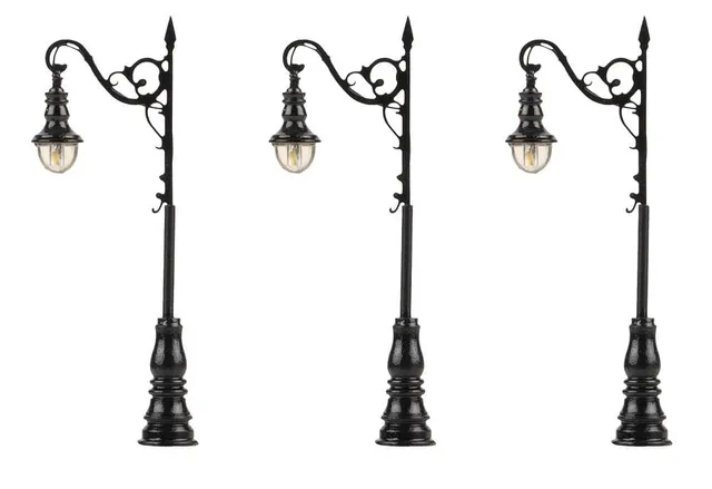 faller-led-laterne-bogenleuchte-h0-warmwei-3-st-ck image 1