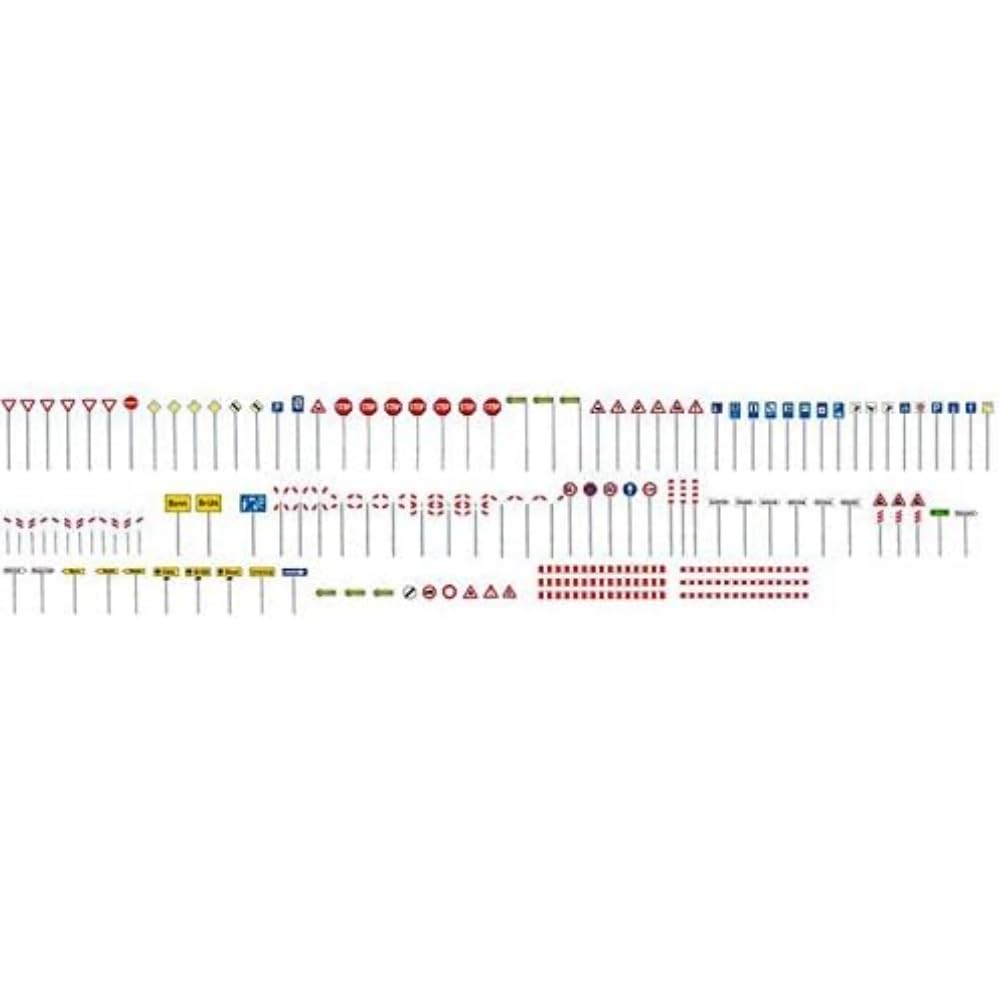 faller-verkehrsschilder-set-n-1-160-120-schilder-129-teile image 1