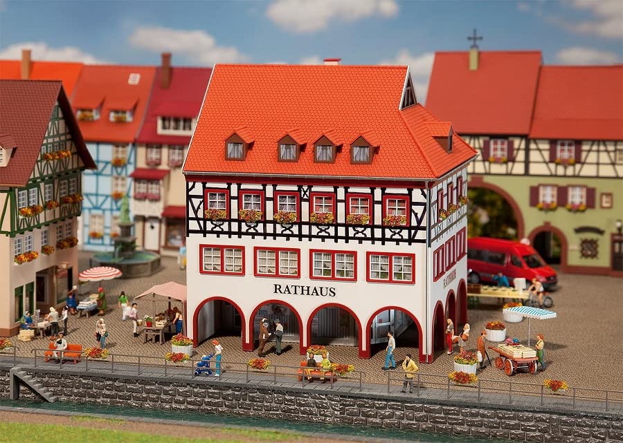 faller-fa130491-rathaus-kleinstadt-fachwerk-bausatz-spur-h0 image 4