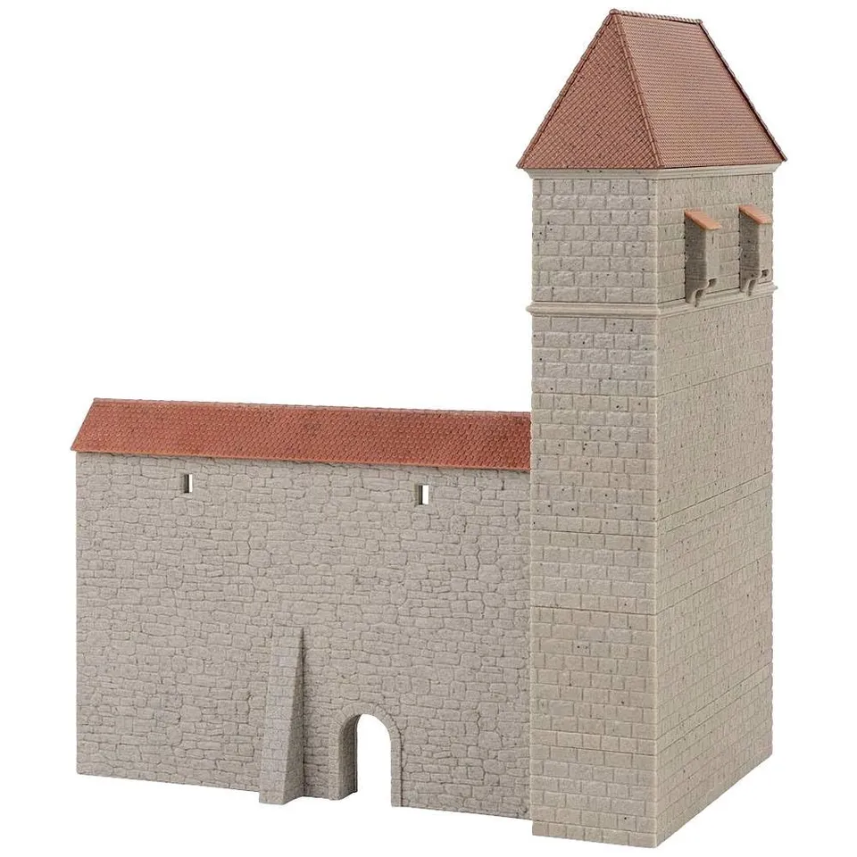 faller-130691-h0-altstadtmauer-set-schildmauer-wehrgang image 1