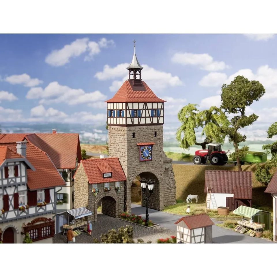 faller-130406-stadttor-mit-torhaus-h0 image 1