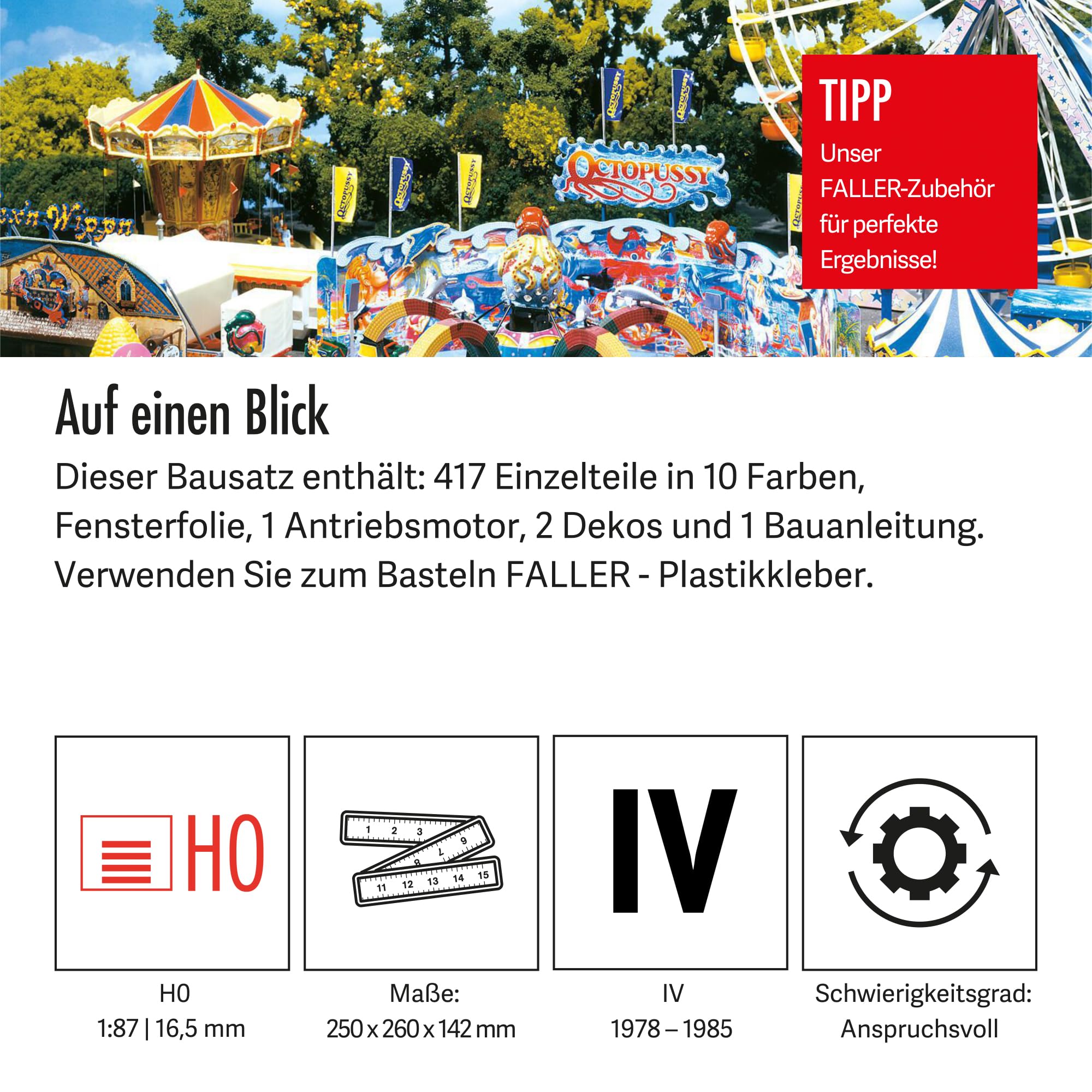 faller-140426-karussell-octopussy-spur-h0-kirmes-bausatz image 4