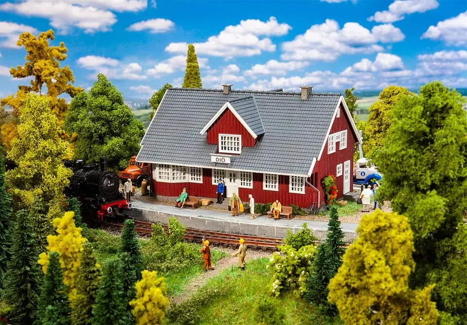 faller-schwedischer-bahnhof-geb-ude-bausatz-spur-h0 image 1