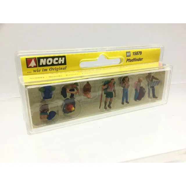 noch-figuren-set-pfadfinder-h0-6-figuren-mit-lagerfeuer image 1