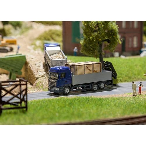 faller-herpa-scania-r-13-hl-pritsche-mit-holzkiste-car-system image 4