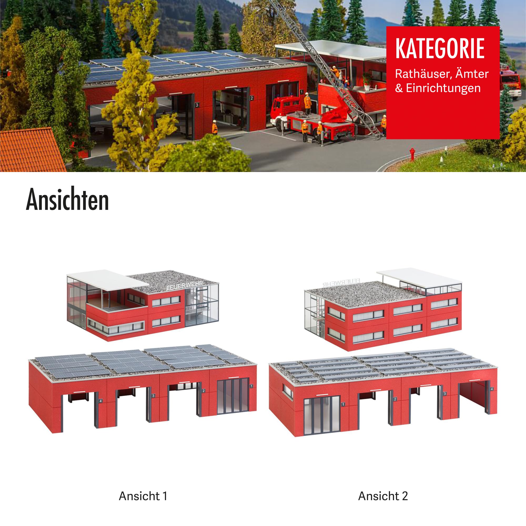 faller-moderne-feuerwache-h0-bausatz-303-teile image 5