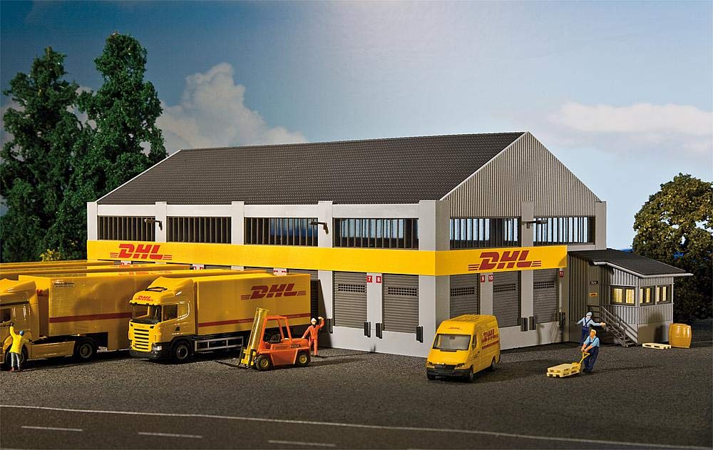 faller-130981-dhl-logistics-center-h0-bausatz image 1