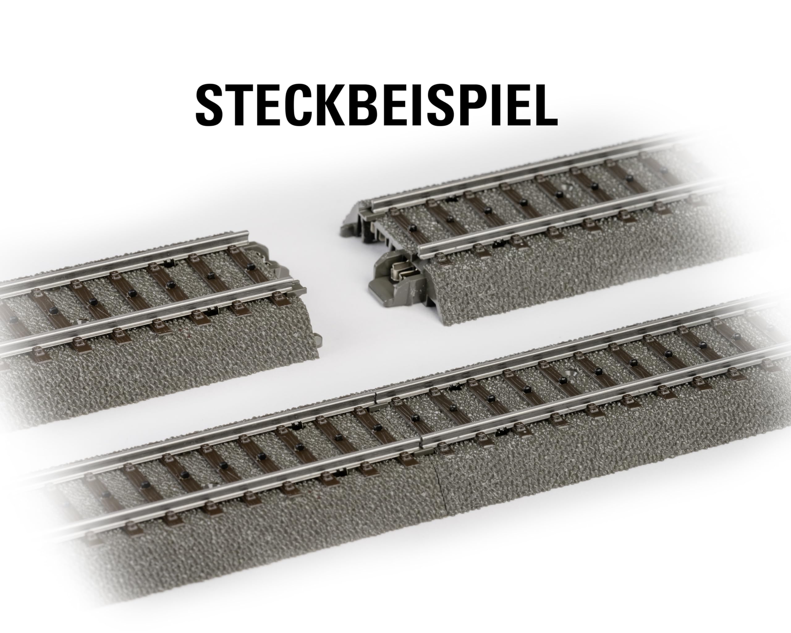 m-rklin-24115-h0-c-gleis-gebogen-r1-6er-set-15-grad image 2