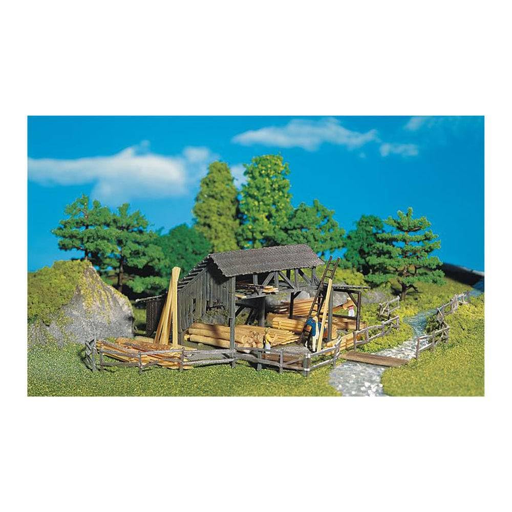 faller-130288-holzlager-mit-st-mmen-bausatz-h0-small image 2