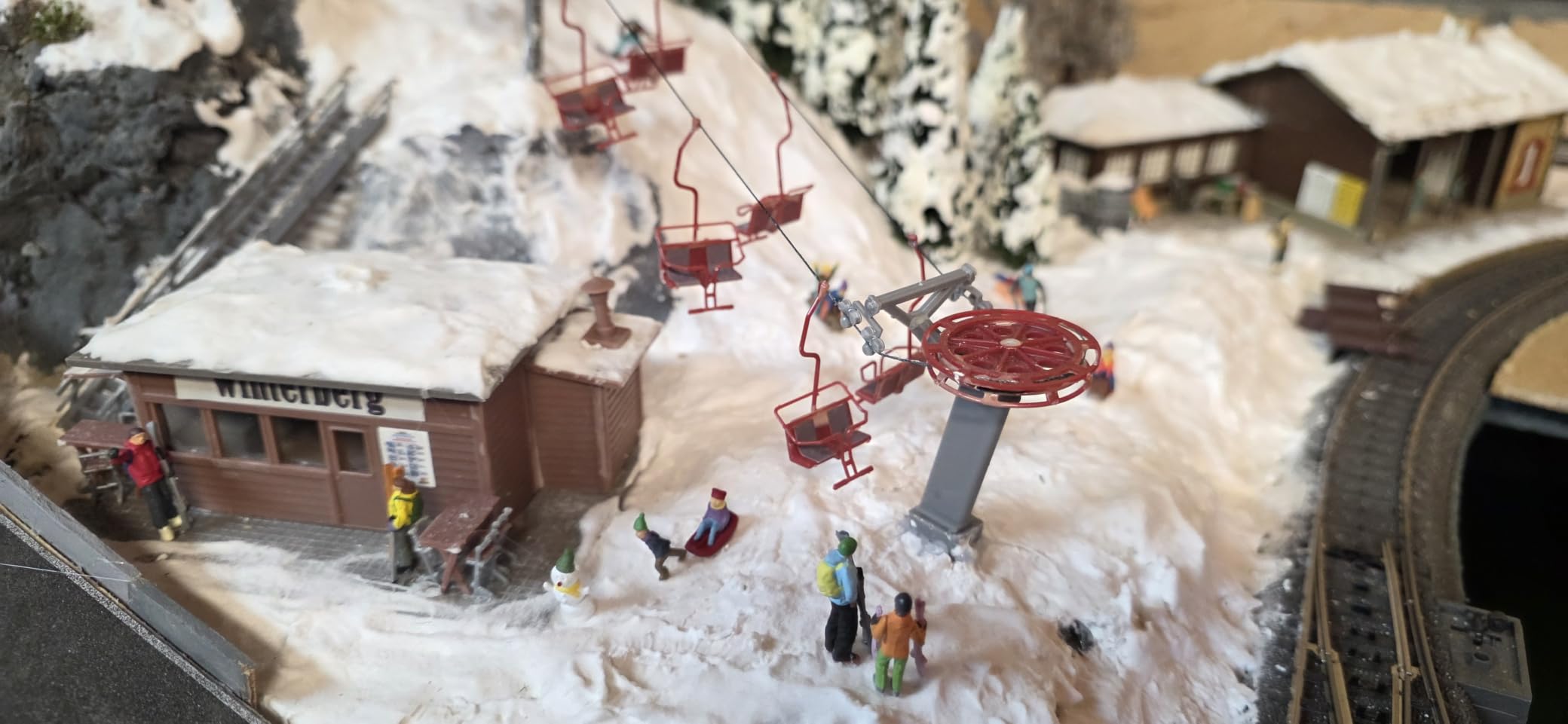 Leben auf der Skipiste