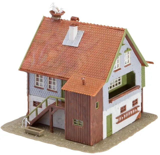 faller-130280-haus-mit-storchennest-h0-geb-ude-bausatz image 1