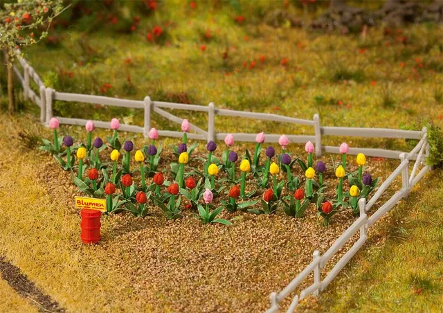 faller-180955-tulpen-landschafts-deko-set-modellbahn image 1