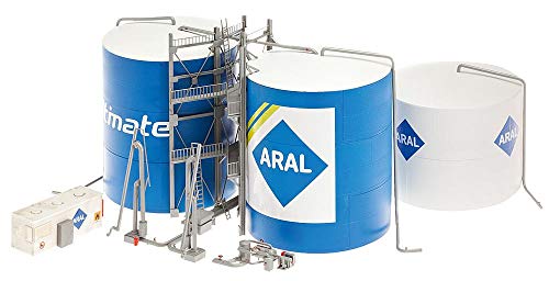 faller-130485-h0-tanklager-aral-mit-3-tankkesseln-und-b-ro-container image 7