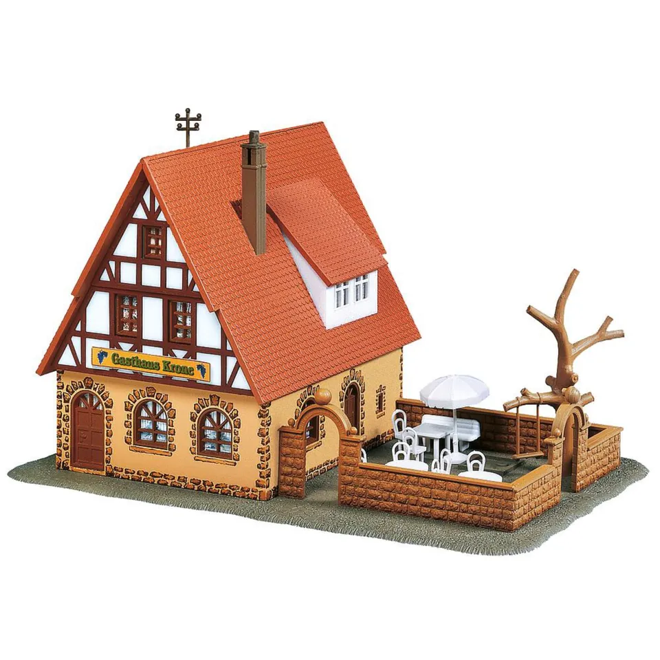 faller-gasthaus-zur-krone-h0-bausatz-167x105x100-mm-42-teile image 1