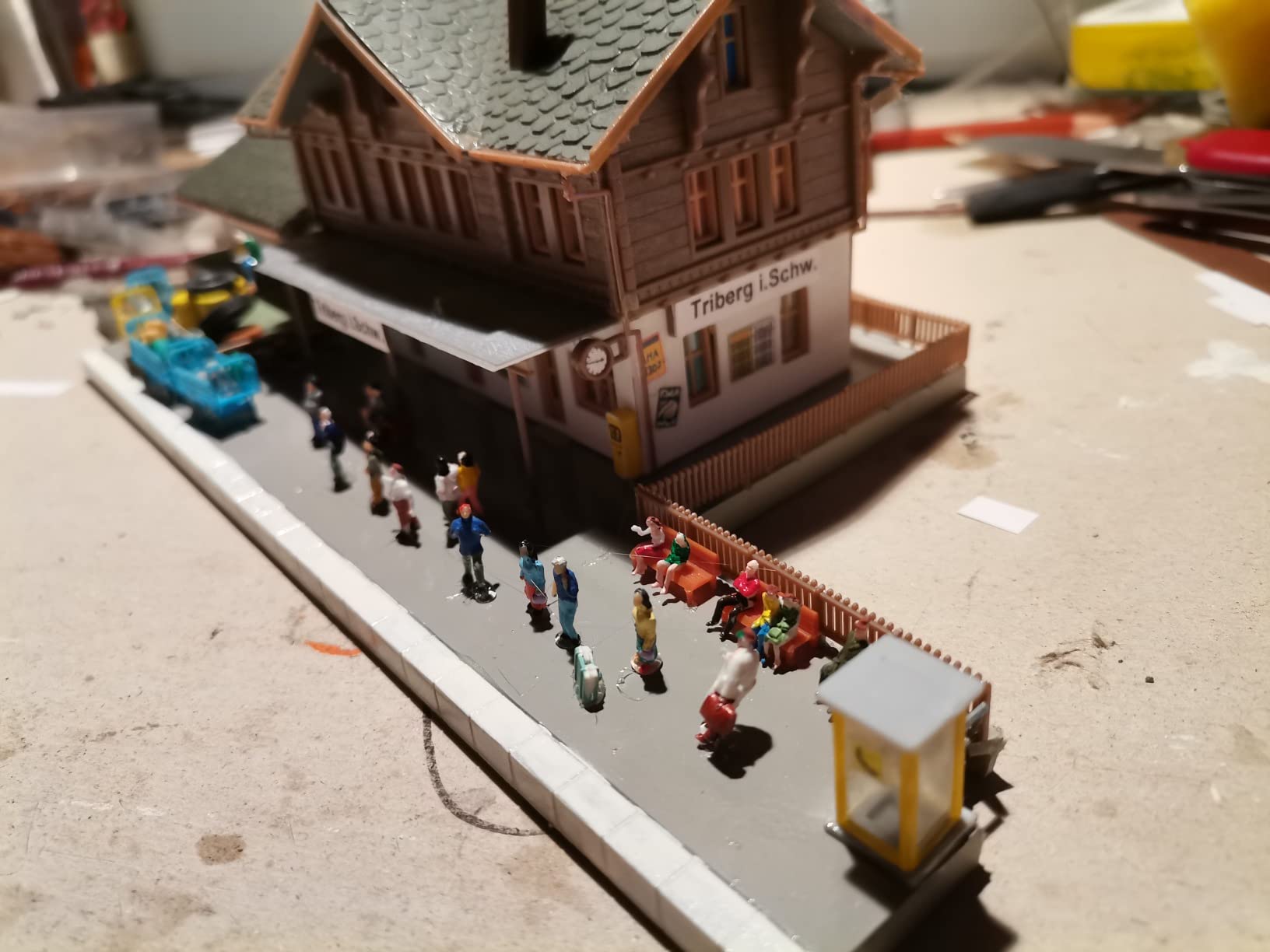 Schön detailliert, etwas fummelig