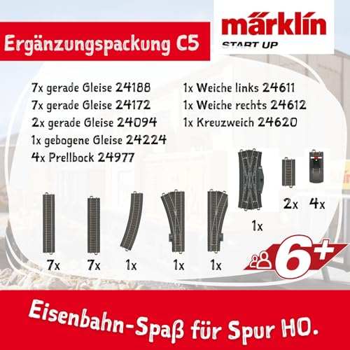 m-rklin-start-up-24905-c-gleis-erg-nzungspackung-c5-spur-h0 image 8