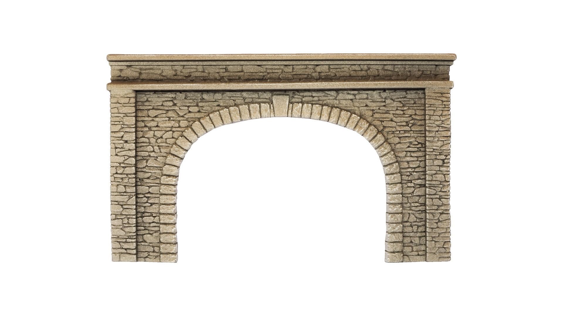 noch-58062-tunnel-portal-2-gleisig-h0-22x13-cm image 1