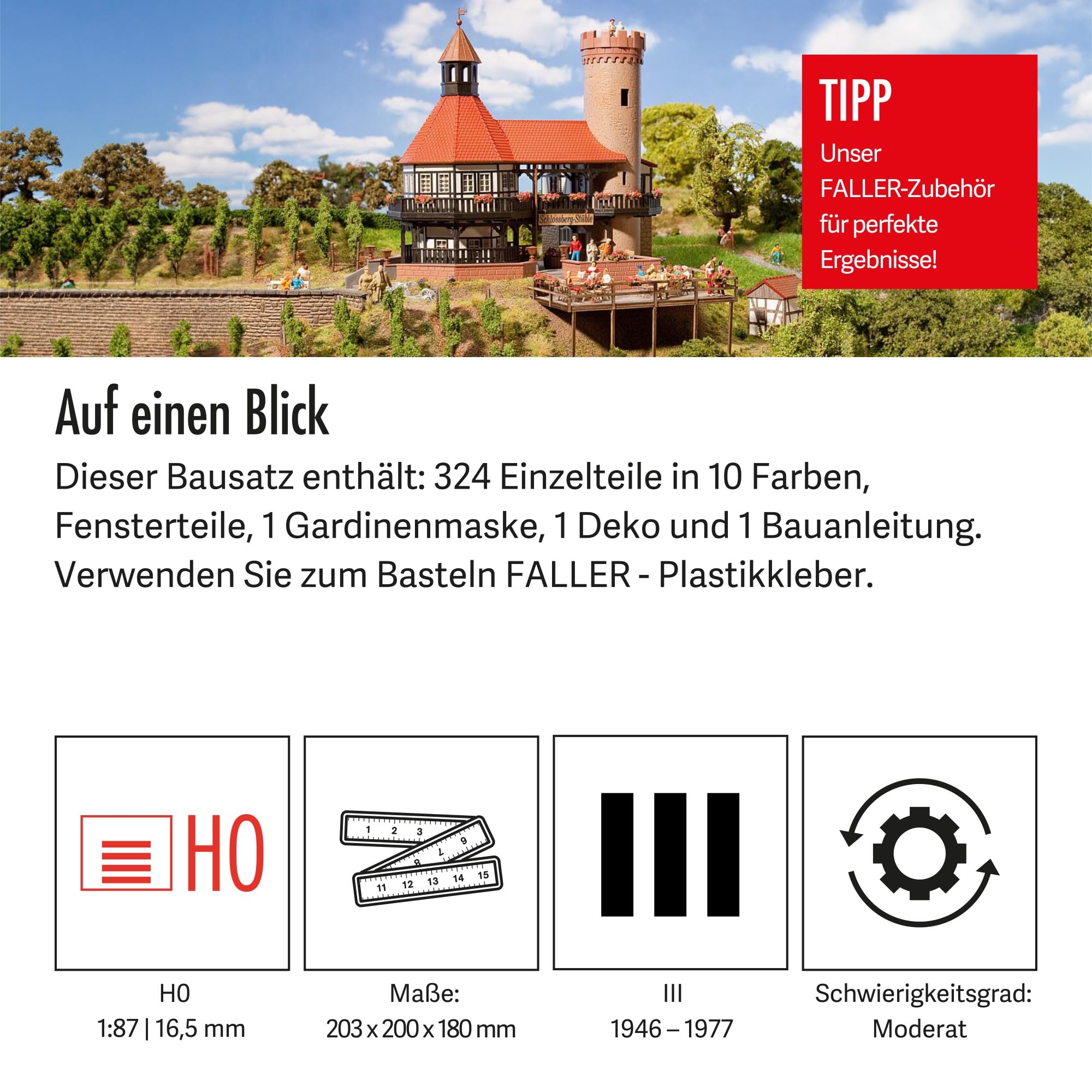 faller-schlo-berg-st-ble-h0-bausatz-324-teile-203x200x180-mm image 5