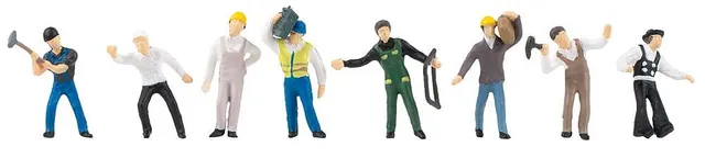 faller-handwerker-figuren-set-h0 image 1