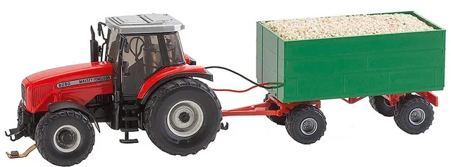 faller-fa161588-mf-traktor-mit-hackschnitzelanh-nger-car-system-h0 image 1