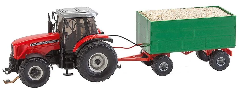 faller-fa161588-mf-traktor-mit-hackschnitzelanh-nger-car-system-h0 image 1