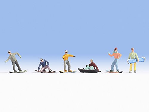 noch-snowboarder-6-teiliges-figuren-set-h0-1-87-winter image 2