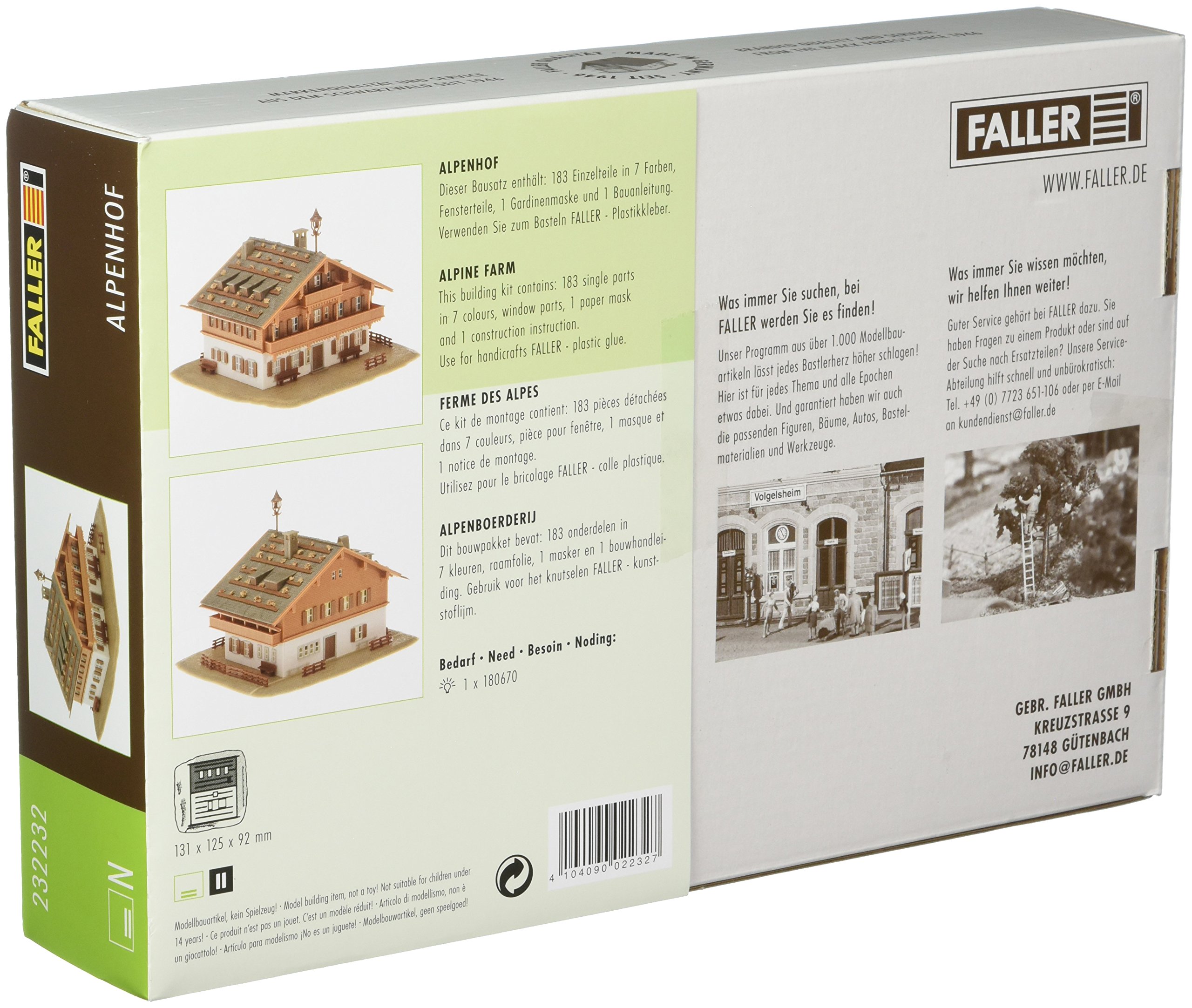 faller-232232-alpine-farm-kit-ii-bauernhof-spur-n image 2