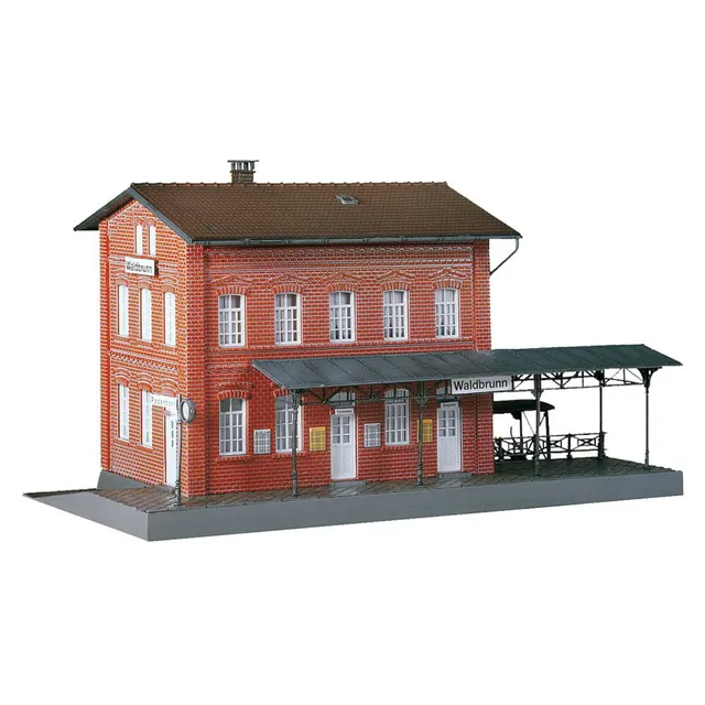 faller-110099-bahnhof-waldbrunn-h0-modellbausatz-82-teile-240mm image 1