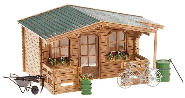 pola-331050-gartenhaus-braun-grau-bausatz-30-5-cm image 1