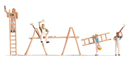 noch-maler-set-4-figuren-handbemalt-spur-h0 image 2