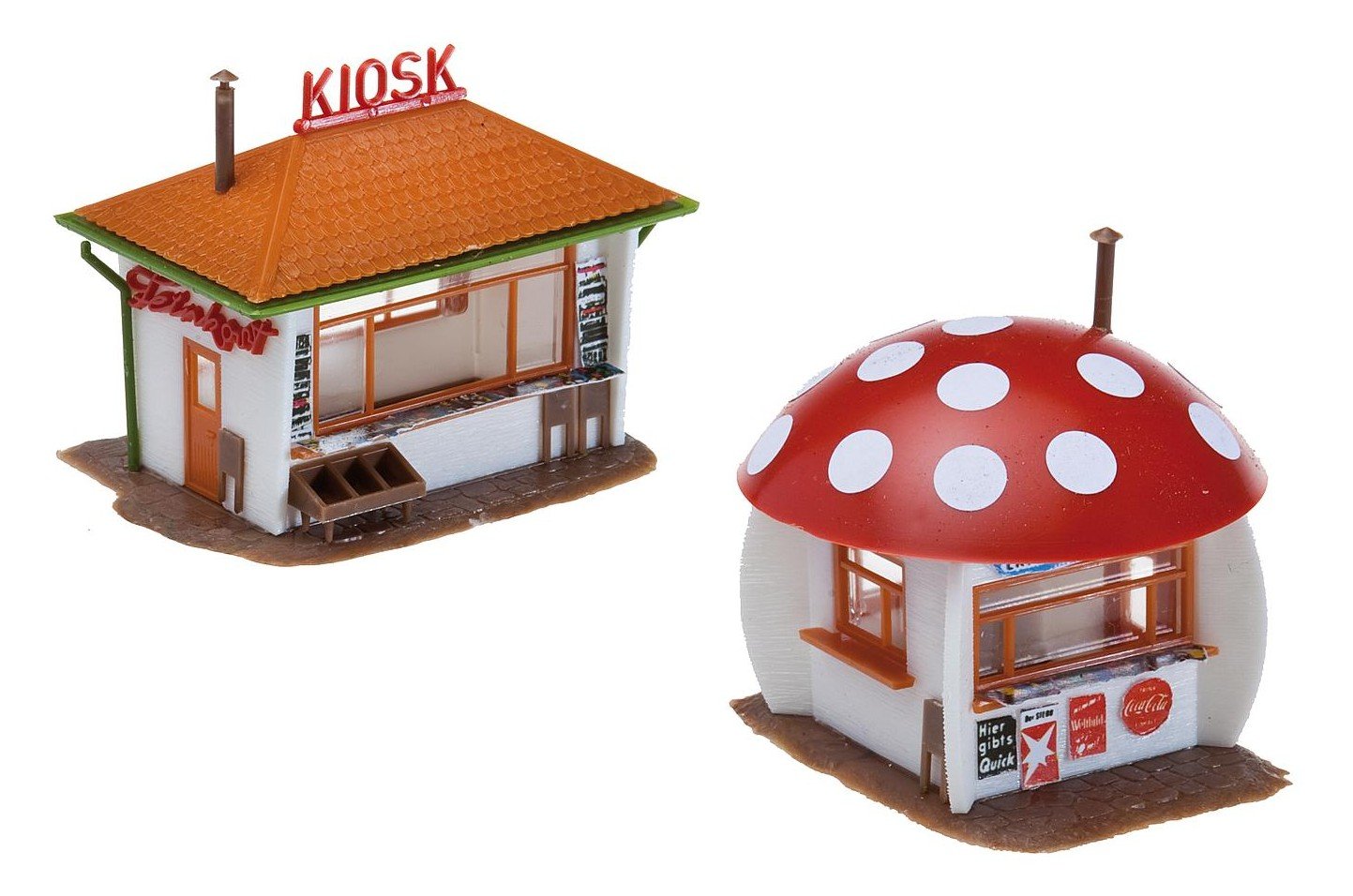 faller-120135-kiosk-und-pilzkiosk-bausatz-spur-h0 image 1