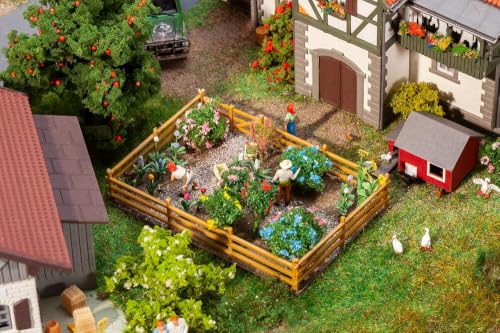faller-ziergarten-mit-blumen-und-b-schen-bausatz-spur-h0 image 2