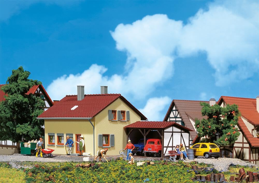 faller-siedlerhaus-mit-anbau-h0-1-87-epoche-iii-bausatz image 2
