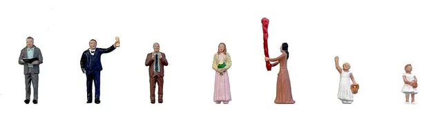 faller-151653-hochzeitsg-ste-figuren-set image 1