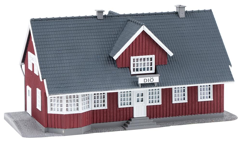 faller-schwedischer-bahnhof-geb-ude-bausatz-spur-h0 image 2