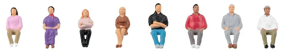 faller-151699-sitzende-personen-iv-h0-figuren-8-teilig image 1