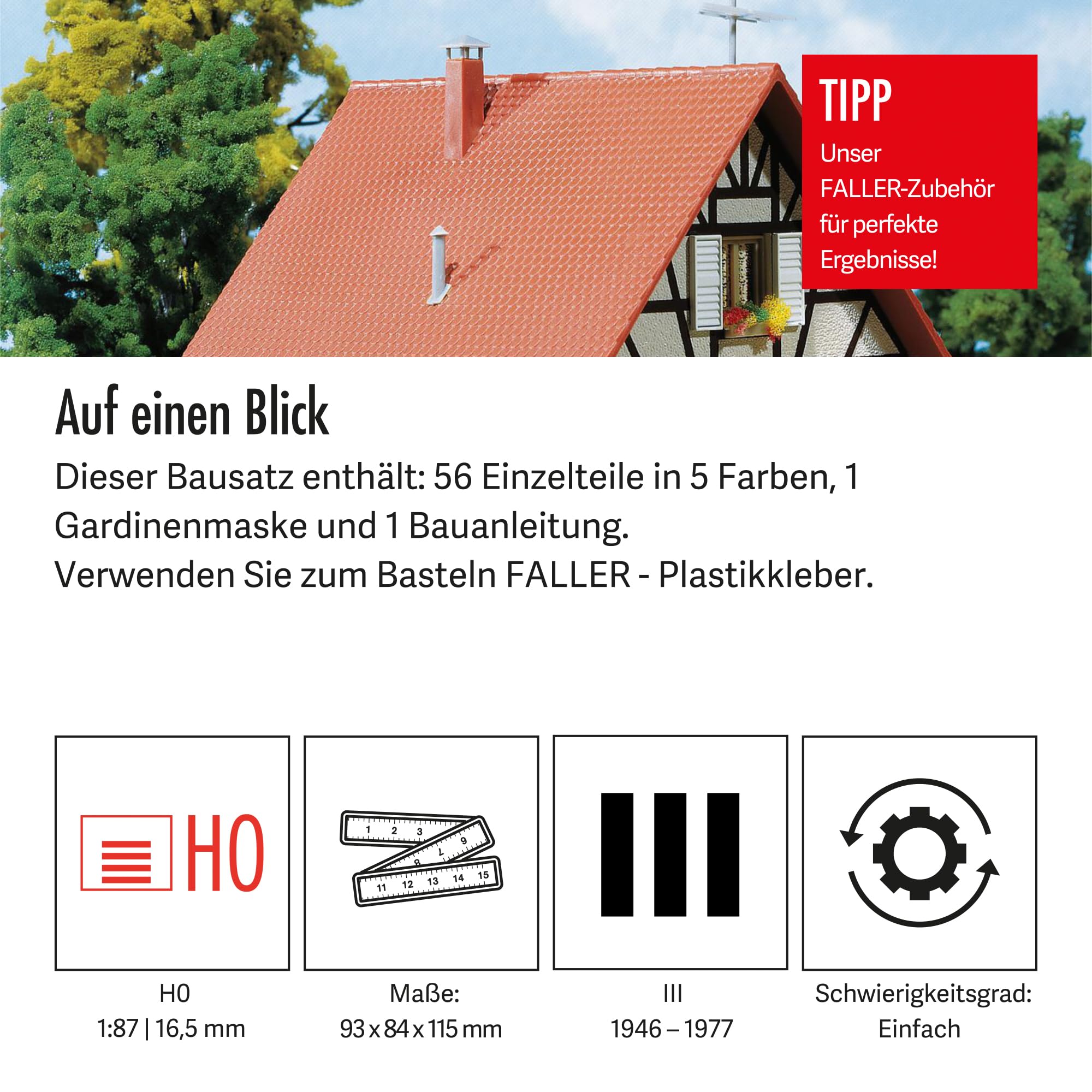 faller-130222-fachwerkhaus-geb-ude-bausatz-h0 image 4