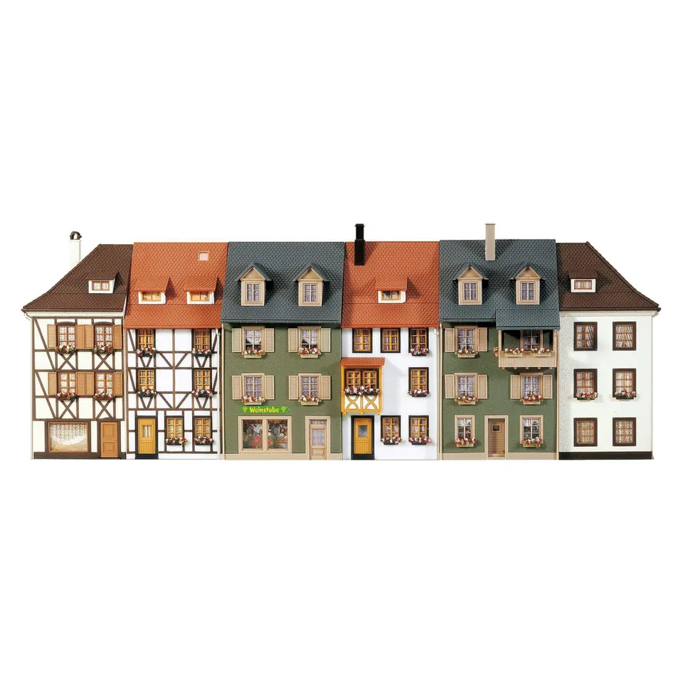 faller-130430-h0-reliefh-user-6-st-ck-set-eck-und-wohngeb-ude image 1