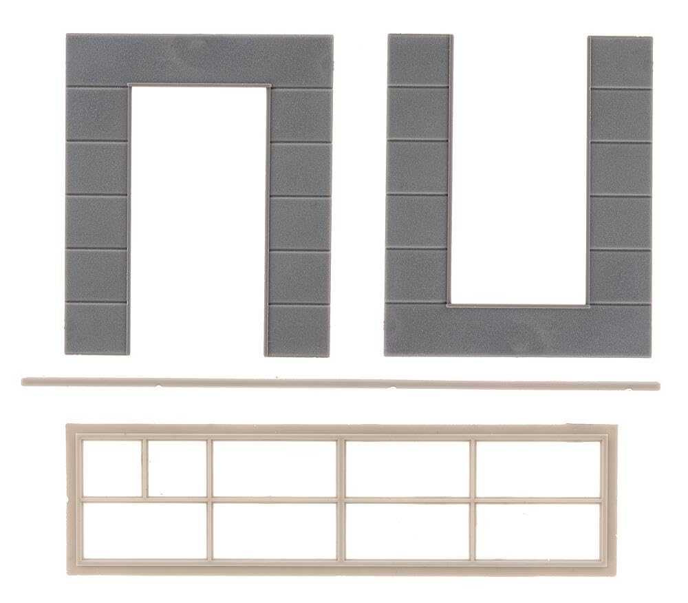faller-goldbeck-2-wandelemente-mit-hohem-fenster-h0 image 1