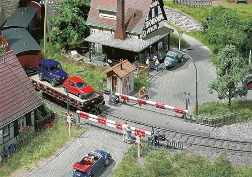 faller-120171-beschrankter-bahn-bergang-h0-modellbausatz-78-teile image 8
