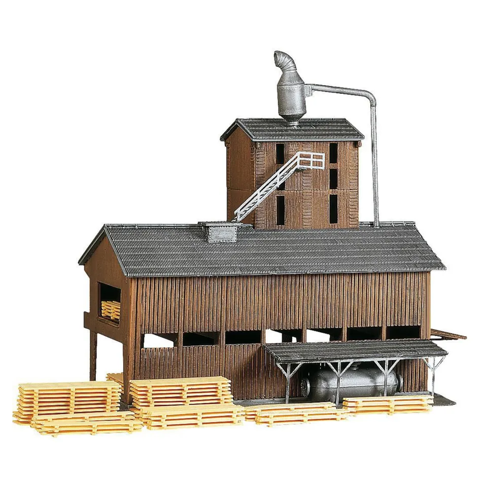 faller-222181-s-gewerk-mit-bretterlager-bausatz-h0 image 1