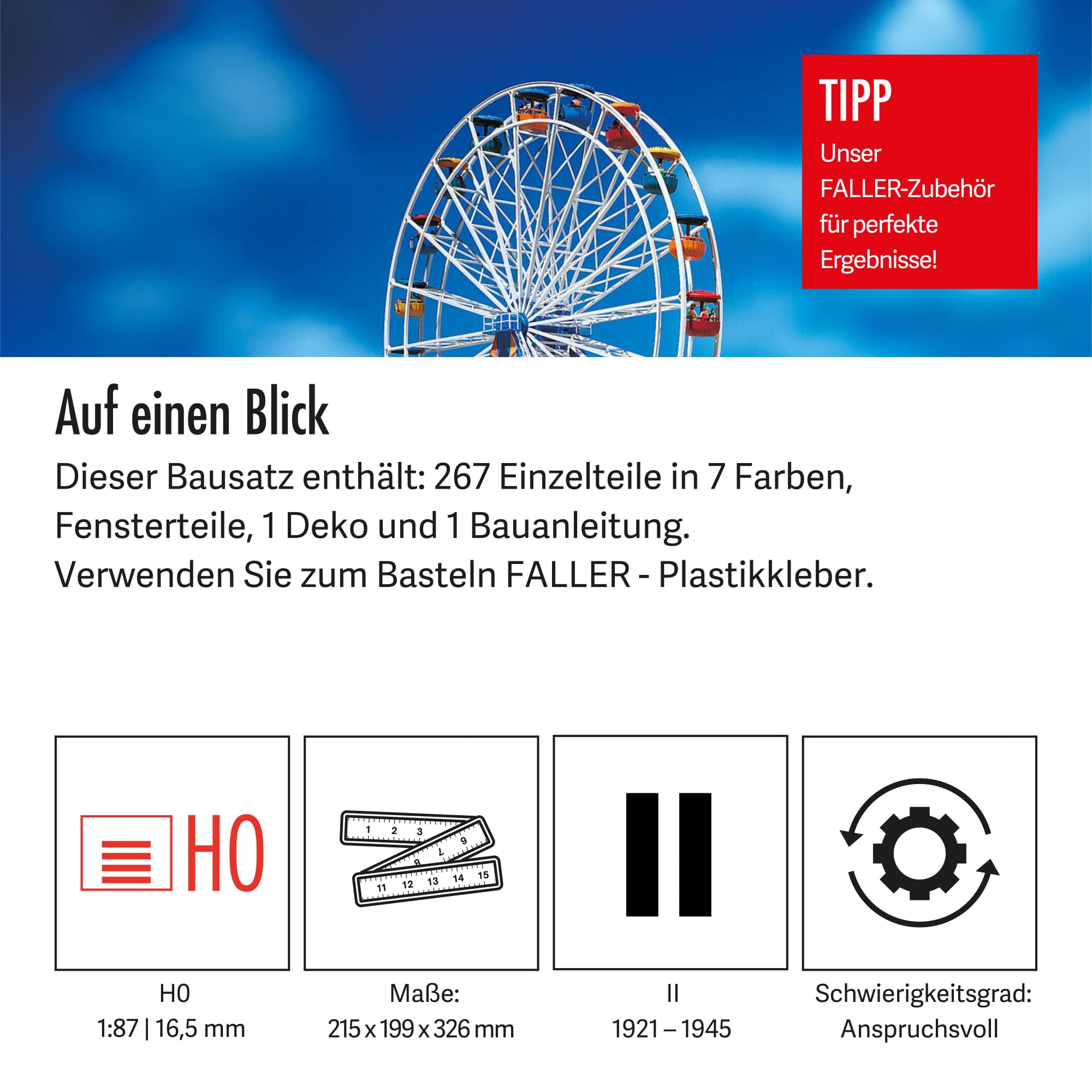faller-140312-riesenrad-kirmes-bausatz-h0 image 5