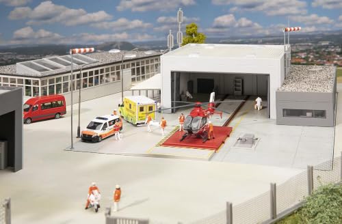faller-luftrettungswache-mit-ec135-hubschrauber-h0 image 3
