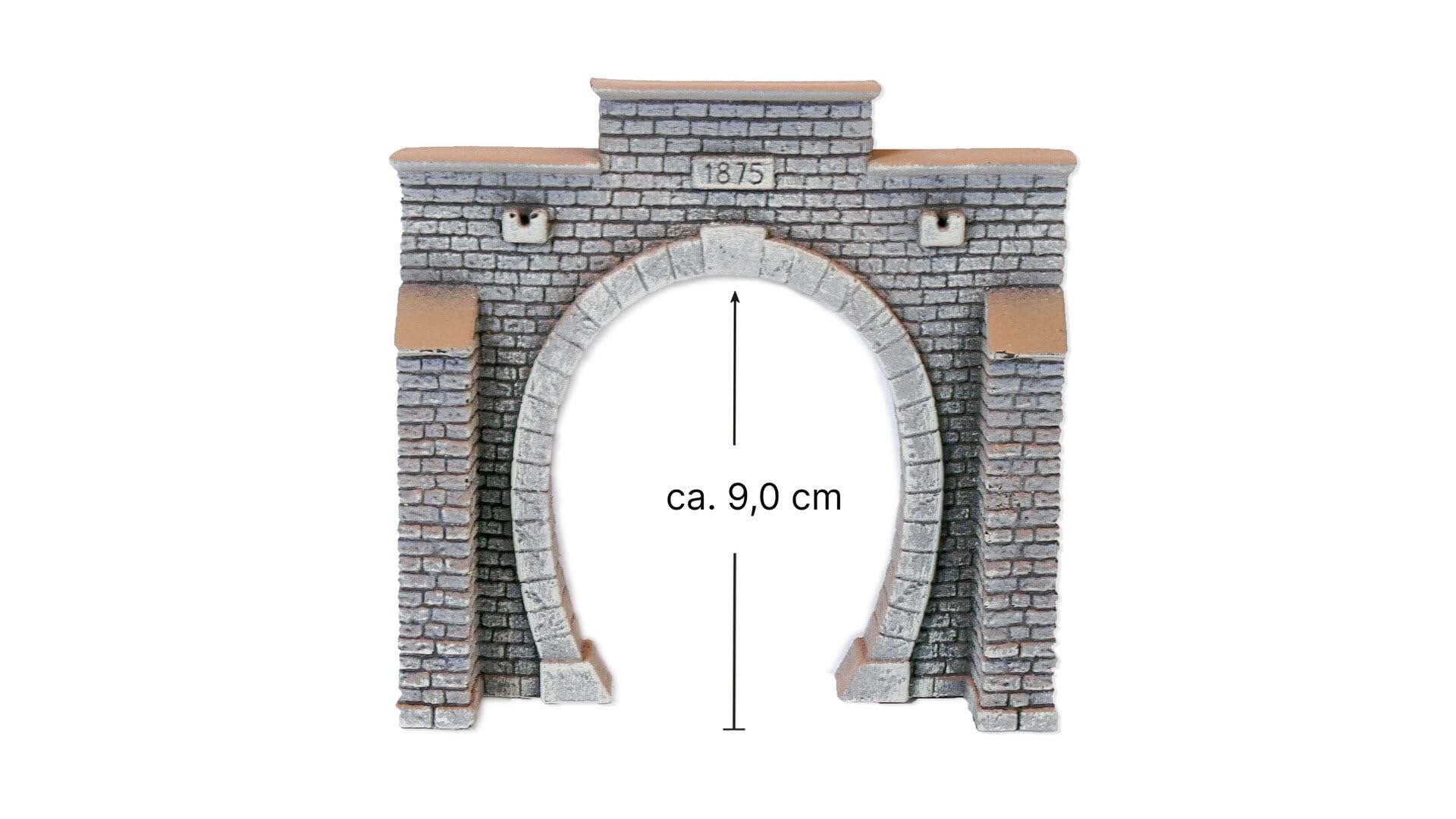 noch-profi-plus-tunnel-portal-1-gleisig-h0-13-5-x-12-5-cm image 3