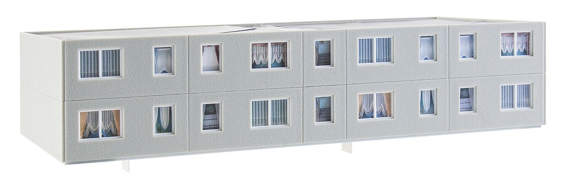 faller-130802-plattenbau-p2-erg-nzung-h0-2-stockwerke-bausatz-epoche-iii image 2