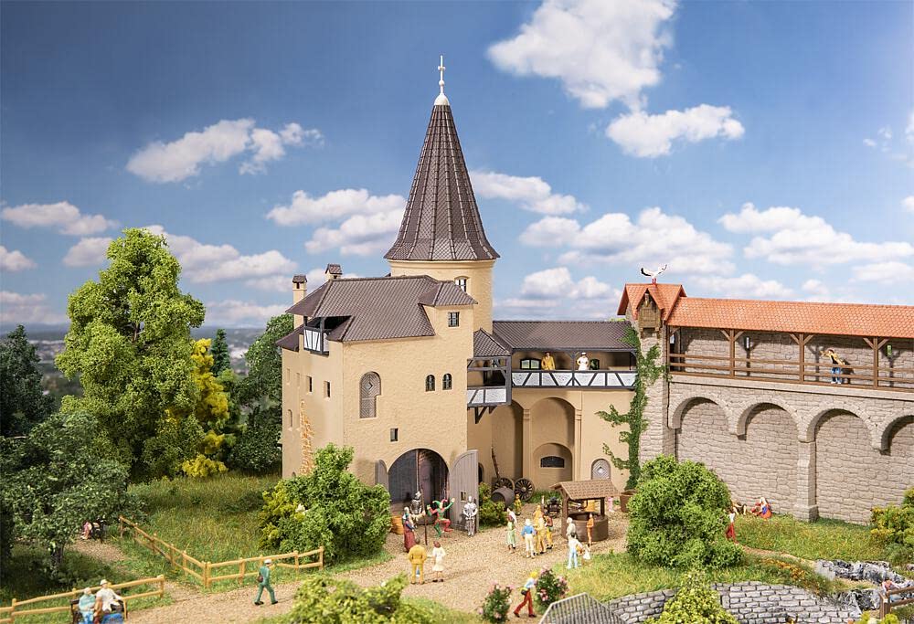 faller-pulverturm-mit-wehrgang-h0-bausatz image 1